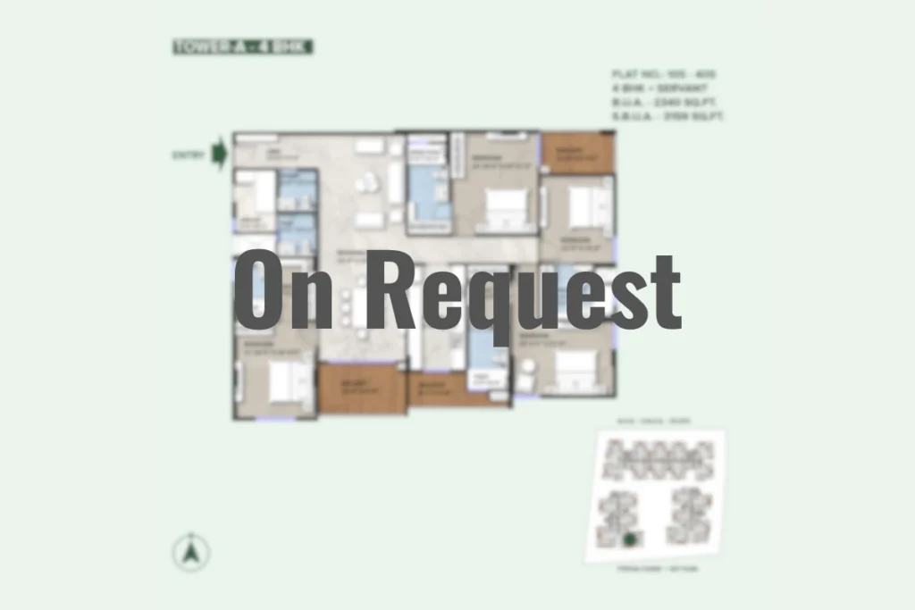 Aura Sector 79 3.5 BHK plan