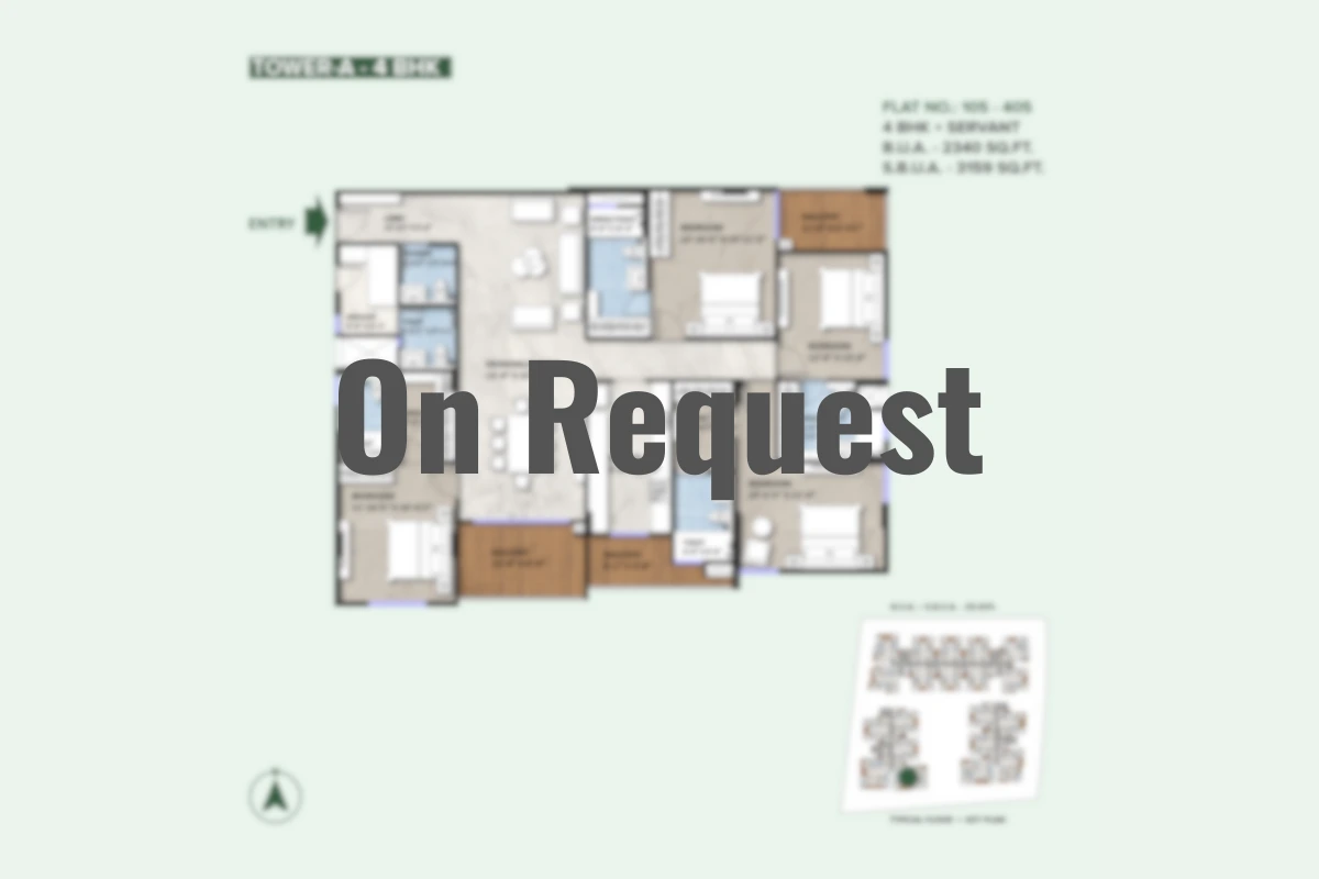 Aura 3.5 BHK Floor Plan